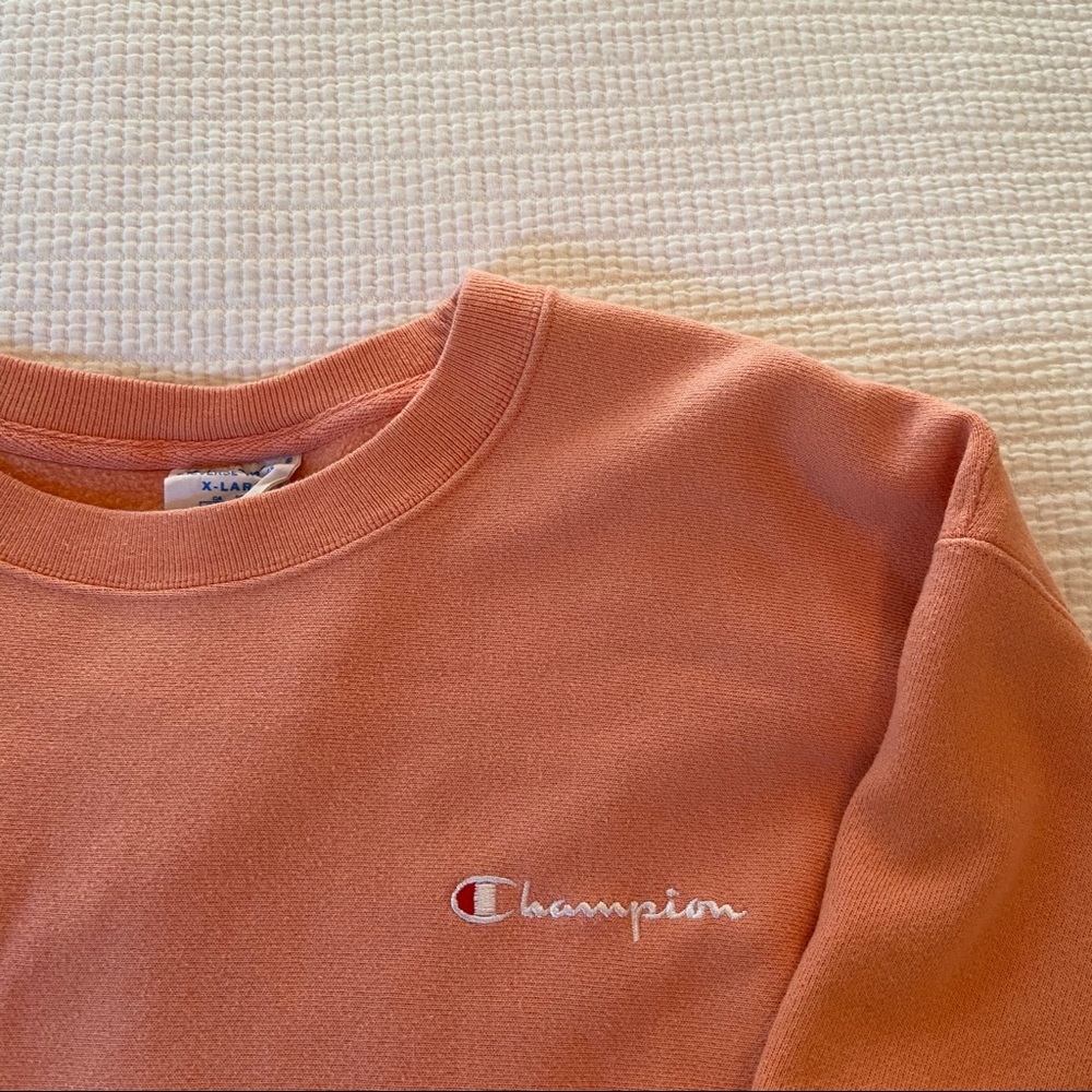 Champion Reverse Weave Pink Sweater